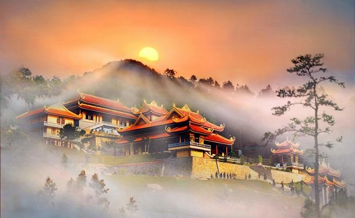 Thiền viện Trúc Lâm Tây Thiên - chốn thanh tịnh nép mình bên đỉnh Tam Đảo,  Ba Vì